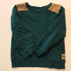 Boys Quilt Print Sweatshirt